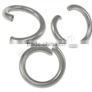 New 6mm Jewelry Findings Stainless Steel Open Jump Rings for Jewerly thumbnail-1
