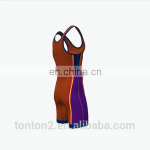 Sublimation Wrestling Singlet thumbnail-5