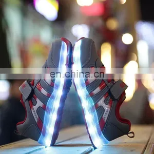 Latest AIR Led Light up Shoes Children Kids Led Shoes Sneakers Wholesale Footwear thumbnail-1