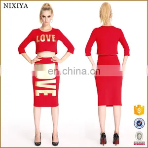 Autumn Style Long Length Cool Hot Two Pieces Woman Set Clothes thumbnail-3