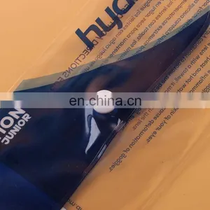 Custom Wholesale Clear Pvc Bag With Button High Quality Plastic Packaging Bag for Pen ,ruler thumbnail-4