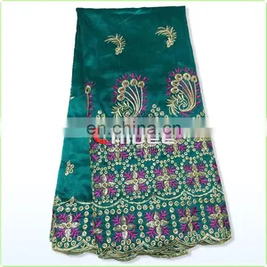 2014 African Wear Beaded Raw Silk George Raw Silk Fabric for Sale No.LG41200490 thumbnail-1