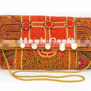 Vintage Tribal Banjara Clutch Boho Kutch Tribal Clutch Ethnic Tribal Coin Clutch thumbnail-1