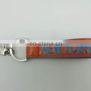 New Style Promotion Gift Leather Keychain Custom thumbnail-2