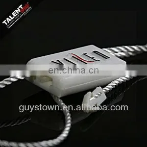Custom Printed Brand Name Logo Plastic String for Clothing Hang Tag thumbnail-6