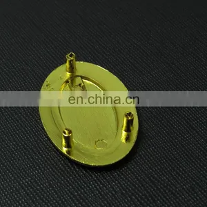 Custom Made Oval Shaped Nameplate Embossed Text LOGO Metal Label Tag thumbnail-3