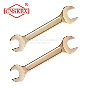 Non Sparking Tools Double Open Ended Wrench Spanner Aluminum Bronze thumbnail-1