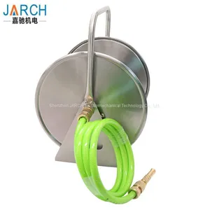Watering Hose Reel Stainless Steel Heavy Duty Wall-Mounted / Hand-Held Garden Hose Reels for Ground thumbnail-3