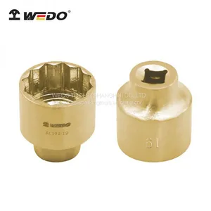 WEDO Non Sparking Aluminum Bronze 1/4 Drive Socket thumbnail-1