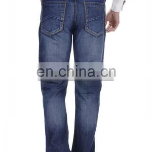 DiZNEW DARK WASHED BLUE 5 POCKET JEANS FOR MEN thumbnail-5