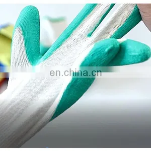 Abrasion Resistant Latex Gripper Knit Gloves For Household Work thumbnail-4