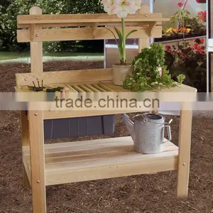 QUALITY AND GOOD PRODUCT - Made in Vietnam Potting Table - Outdoor Furniture Potting Table - Acacia Potting Table thumbnail-1