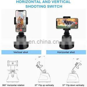 Phone Holder 360 Rotation Auto Face Object Tracking Shooting Photo Vlog Live Video Mobile Stand Tripod Smart Selfie Stick thumbnail-4