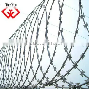 Galvanized Razor Barbed Wire (BTO, CBT) thumbnail-1