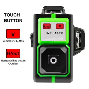 Green Beam Laser Level 12 Llines 3D Automatic Leveling 360 Degree Rotation Leveler thumbnail-4