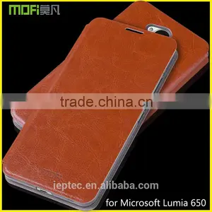 MOFi Back Cover for Microsoft Lumia 650 Dual SIM, Flip Leather Case Cover for Microsoft Lumia 650, Saana, RM-1154 thumbnail-1