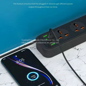 Power Strip With Master Switch Extension Cord With USB Electric Switch and Socket A03 thumbnail-2