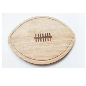 Factory Wholesale Rubber Wood Fish Chopping Board thumbnail-1