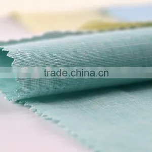 Chambray Fabric,linen Cotton Fabric for Men's Shirt,linen Cotton Yarn Dyed Fabric thumbnail-3