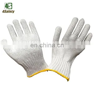 4SAFETY Thin Nature White Cotton Gloves Good Price thumbnail-1