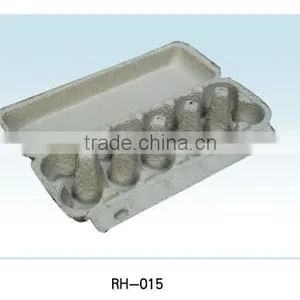 Eco-friendly Molded Pulp Plant Fiber Egg Trays thumbnail-3
