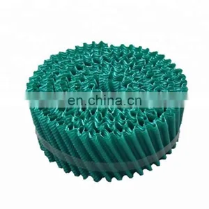 PP PVC Cooling Tower Filling Sheet Package Media 200/240/250/280/300mm Rolled Type Counter-flow Round Cooling Tower Fill thumbnail-2
