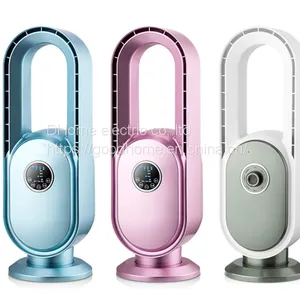 Bladeless Fan Home Safety Bladeless Fan Floor Fan Desktop Remote Control Head Shaking Fan Electric Wind（Wechat:13510231336） thumbnail-2