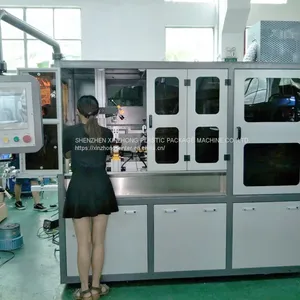 Automatic CNC102 Visual Glass Jar Tubes Perfume Bottle Printing Package Machine LED UV Multiple Bottle Silk Screen Printer thumbnail-4