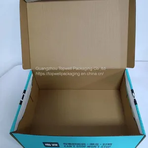 Large Cardboard Shoe Clothes Packaging Box Hardboard Corrugated Paper Boxes Luxury Shoe Boxes With Custom Logo thumbnail-4