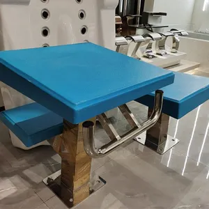 Pikes Portable Stainless Steel 1 Step/2 Steps Swimming Pool Diving Platform Starting Blocks for Sale thumbnail-5