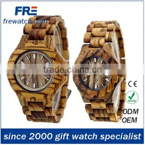 Italy Quality Natural Wood Wrist Watch With Stainless Buckle Natural Color Wooden Watch thumbnail-5