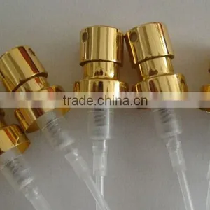 14.3mm Shiny Golden Crimp Pump Sprayer thumbnail-1