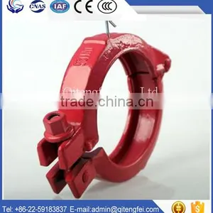 High Quality Forging and Casting Concrete Pump Rubber Hose Clamp thumbnail-6