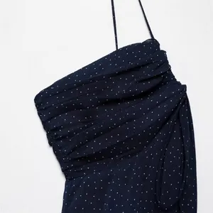 2025 Spring New European and American Style Women's Slim Fit and Casual Strap French Dress thumbnail-4