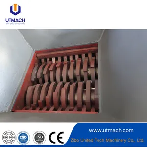 Heavy-Duty Industrial Double Shaft Shredder With High Throughput thumbnail-2