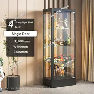 Four-Tier Glass Display Cabinets|Bulk Orders for Multi-tiered Display Showcase With Lockable thumbnail-1