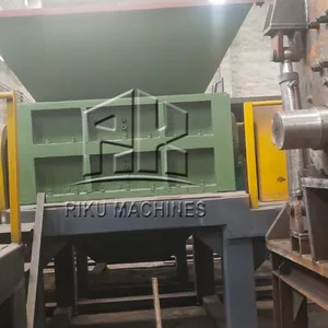 RDF / MSW Dual - Shaft Shredder Machine UBC Recycling Shredder Industrial Shredder thumbnail-5