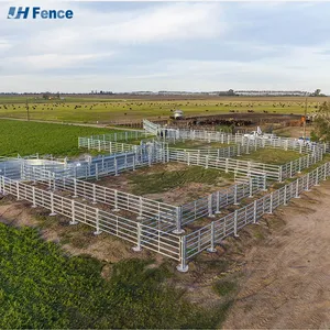 Welded Easily Assembled Horse Farm and Cattle Fencing Durable PVC Coated Panels Livestock Fence thumbnail-6