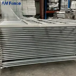 Laser-Cut Welded Oval Rail Cattle Fence Panel for Horse and Sheep Corrals thumbnail-3