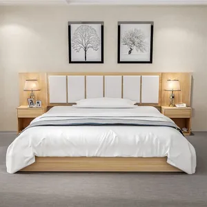 Modern Light Luxury Leather Bedroom Soft Bed Suitable For High-end Villa Hotel Double Beds thumbnail-2