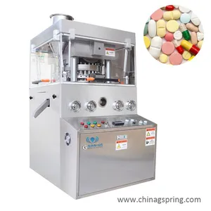 Automatic Rotary Tablet Press Machine Industrial Tablet Compression Machine for Pharmaceutical Candy Milk Tablets thumbnail-1