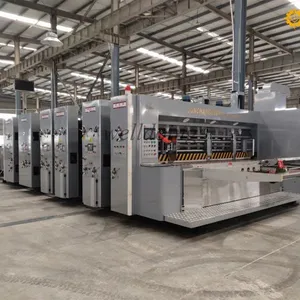 5 Color Automatic Flexo Printer Slotting Die Cutting Machine thumbnail-2