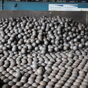 High Chrome Cast Grinding Balls Cr 10%-36% High Hardness 58-62HRC Low Breakage For Iron Ore Copper Ore Gold Ore thumbnail-1