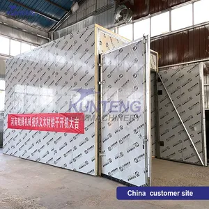 Customizable Professional Poplar White Wax Wood Boards Paper Tube Drying Kiln EPC thumbnail-3