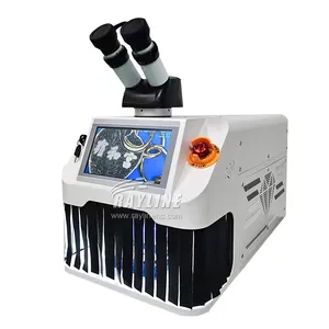 Silver Stainless Steel Gold Jewelry Welder Desktop Portable Small Mini 100W 200W Jewelry Laser Welding Machine thumbnail-1