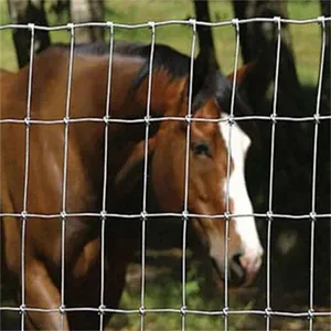 XG Galvanized Steel PVC Coated Chain Link Mesh Farm Fence for Goat Pasture 4ft/5ft/6ft/8ft Heights Easily Assembled Welding thumbnail-2