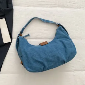 Women's Commuting Bag, Vintage Tote Bag, Large Capacity Work Tote Bag, Women's Lazy Style, Relaxed Feeling, Single Shoulder Cloth Bag thumbnail-4