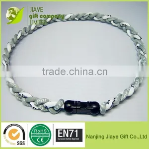 Custom Titanium Rope Necklace For Baseball Sport thumbnail-2