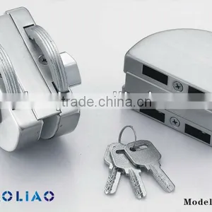 Hot Sale AD-001A Stainless Steel Glass Door Lock thumbnail-1