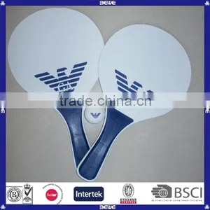OEM Printing Colorful Cheap Wooden Beach Racket thumbnail-1